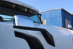 Chrome Hood Mirror 2017 Volvo Truck VNL Daycab